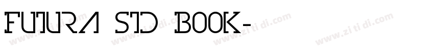 Futura Std Book字体转换
